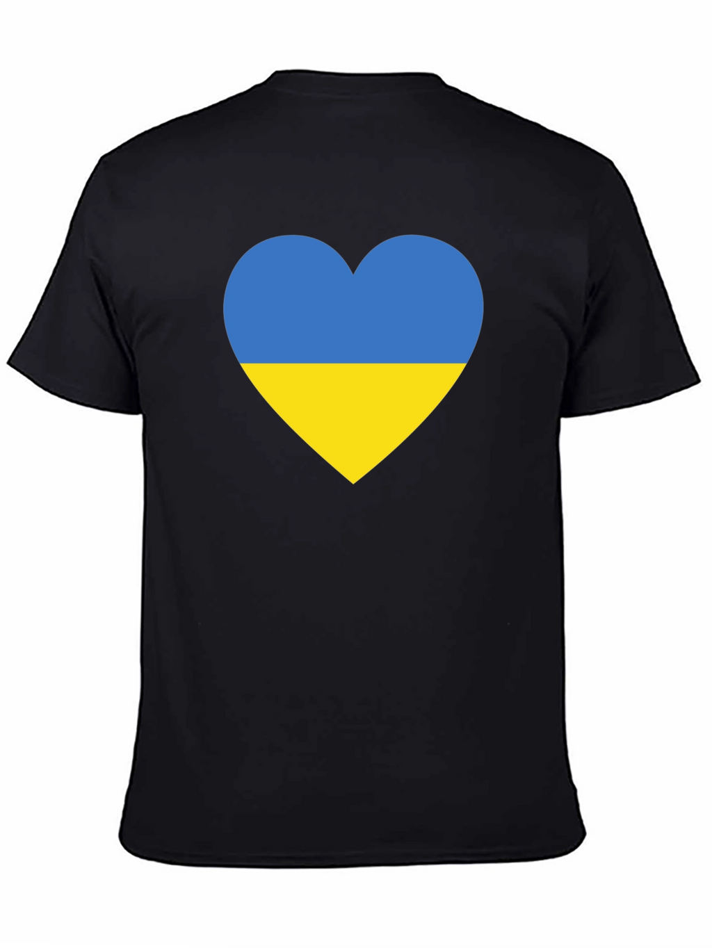 Ukraine Flag Heart T-Shirt