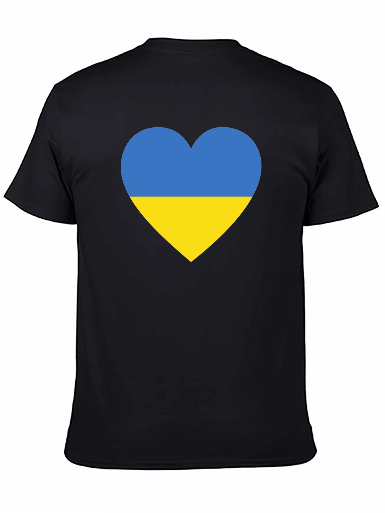 Ukraine Flag Heart T-Shirt
