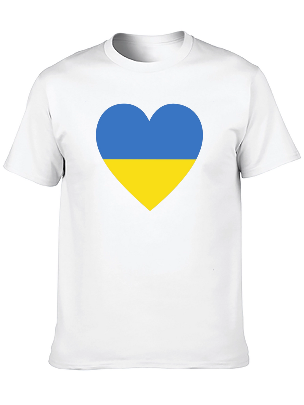 Ukraine Flag Heart T-Shirt