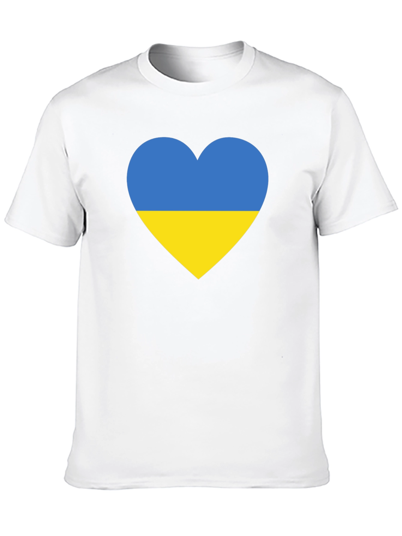 Ukraine Flag Heart T-Shirt