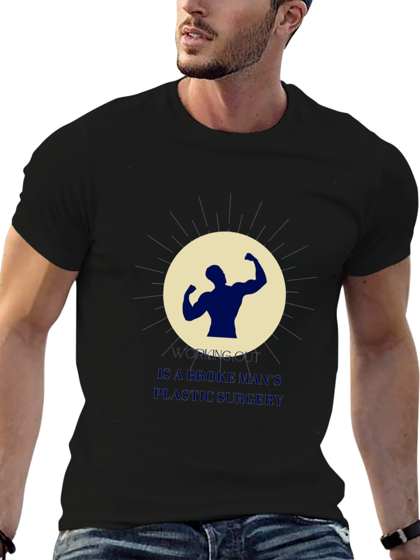 Gym Humor Graphic Tee - Workout Motivation Shirt