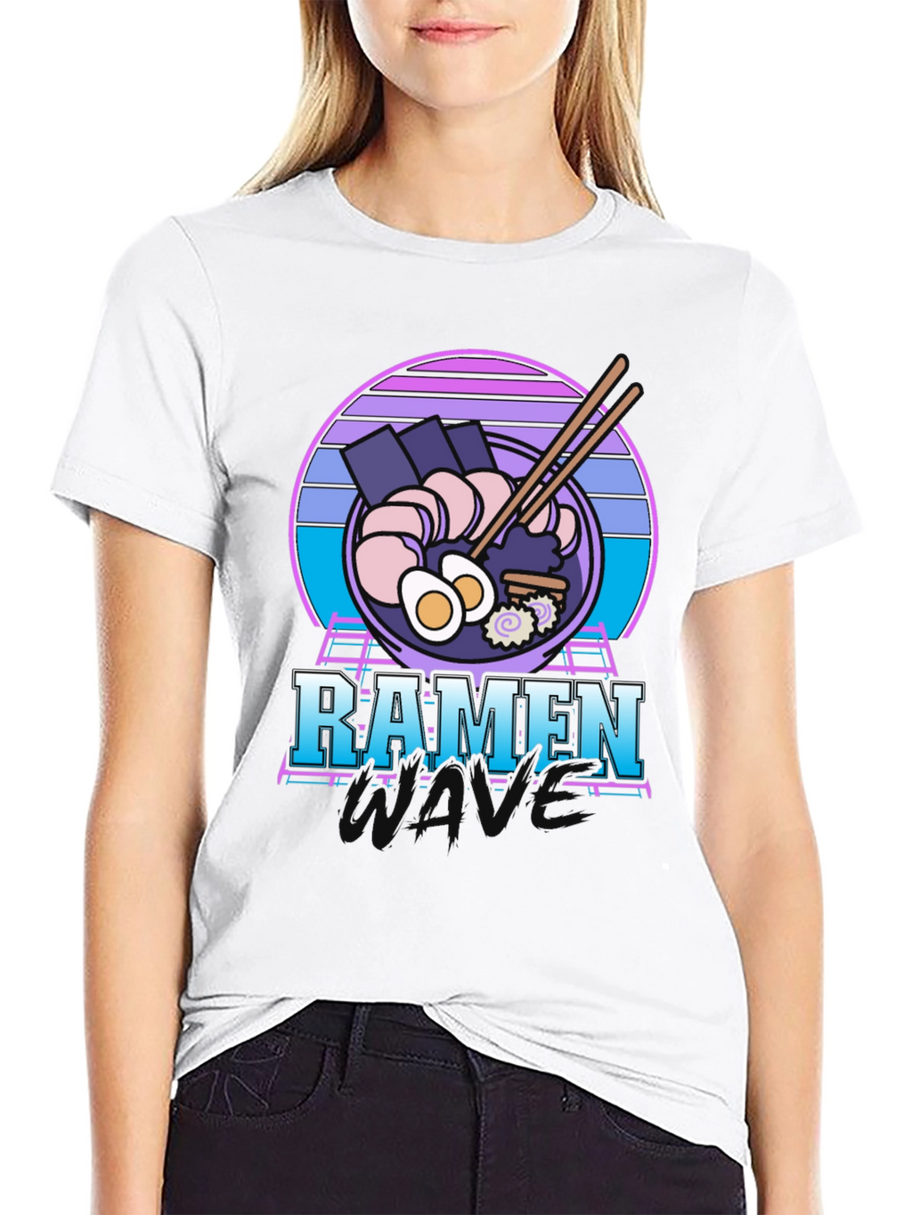 Retro Ramen T-Shirt - 80s Vaporwave Style Tee