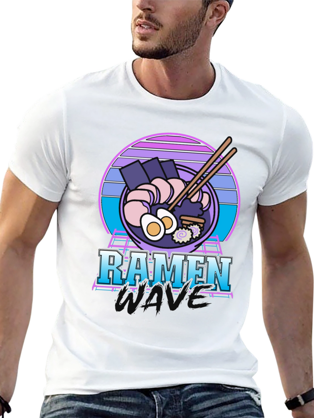Retro Ramen T-Shirt - 80s Vaporwave Style Tee