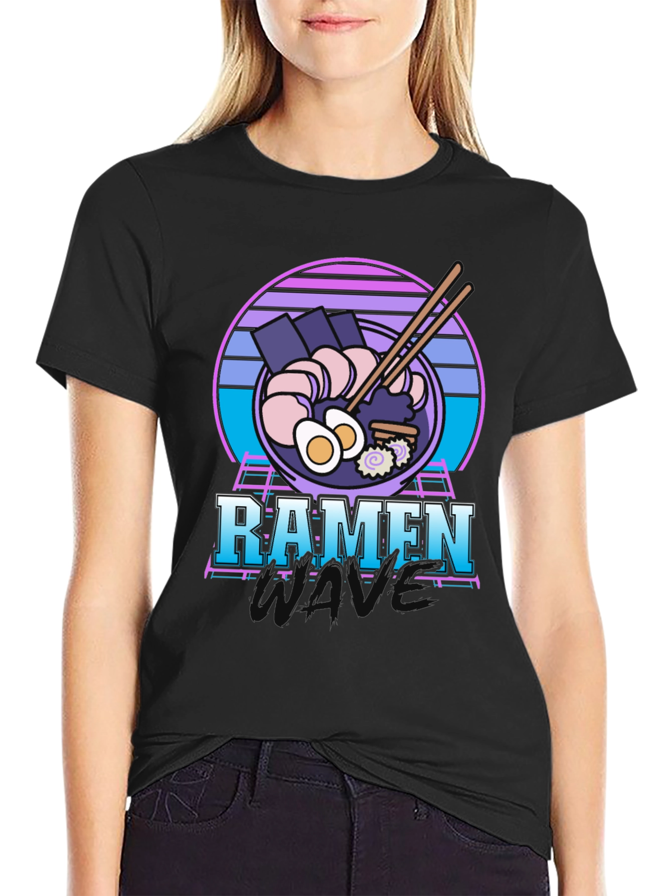 Retro Ramen T-Shirt - 80s Vaporwave Style Tee