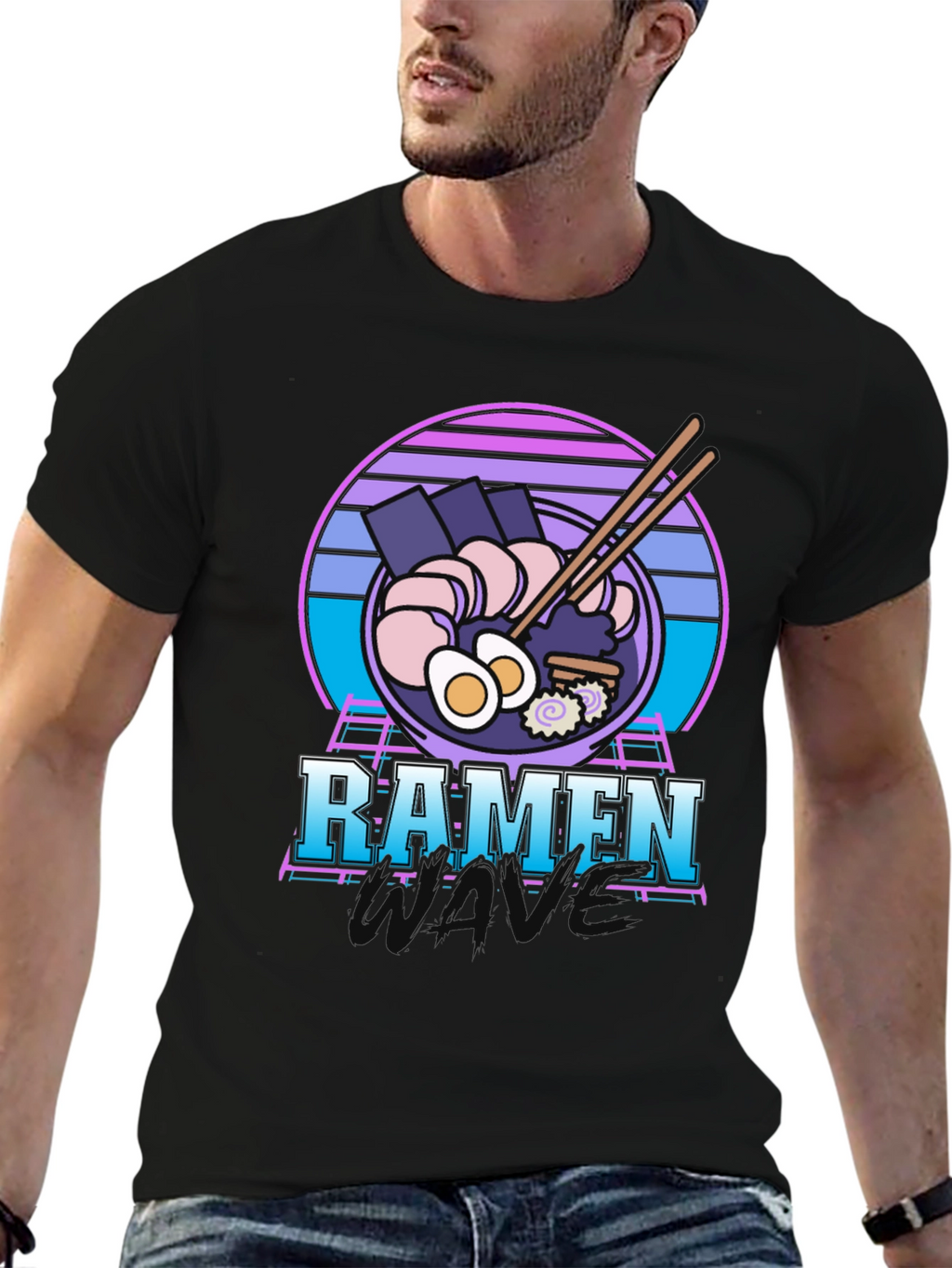 Retro Ramen T-Shirt - 80s Vaporwave Style Tee