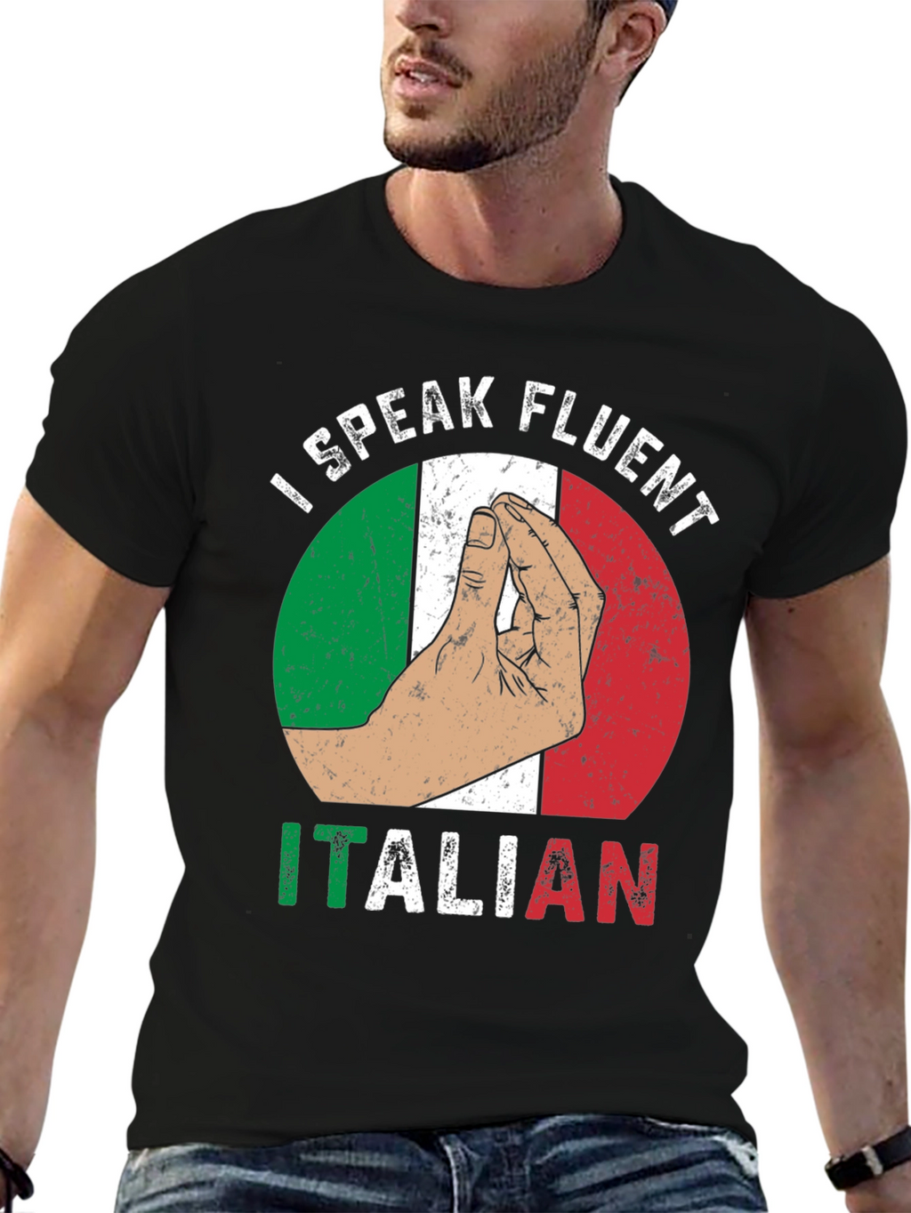 I Speak Fluent Italian Graphic T-Shirt