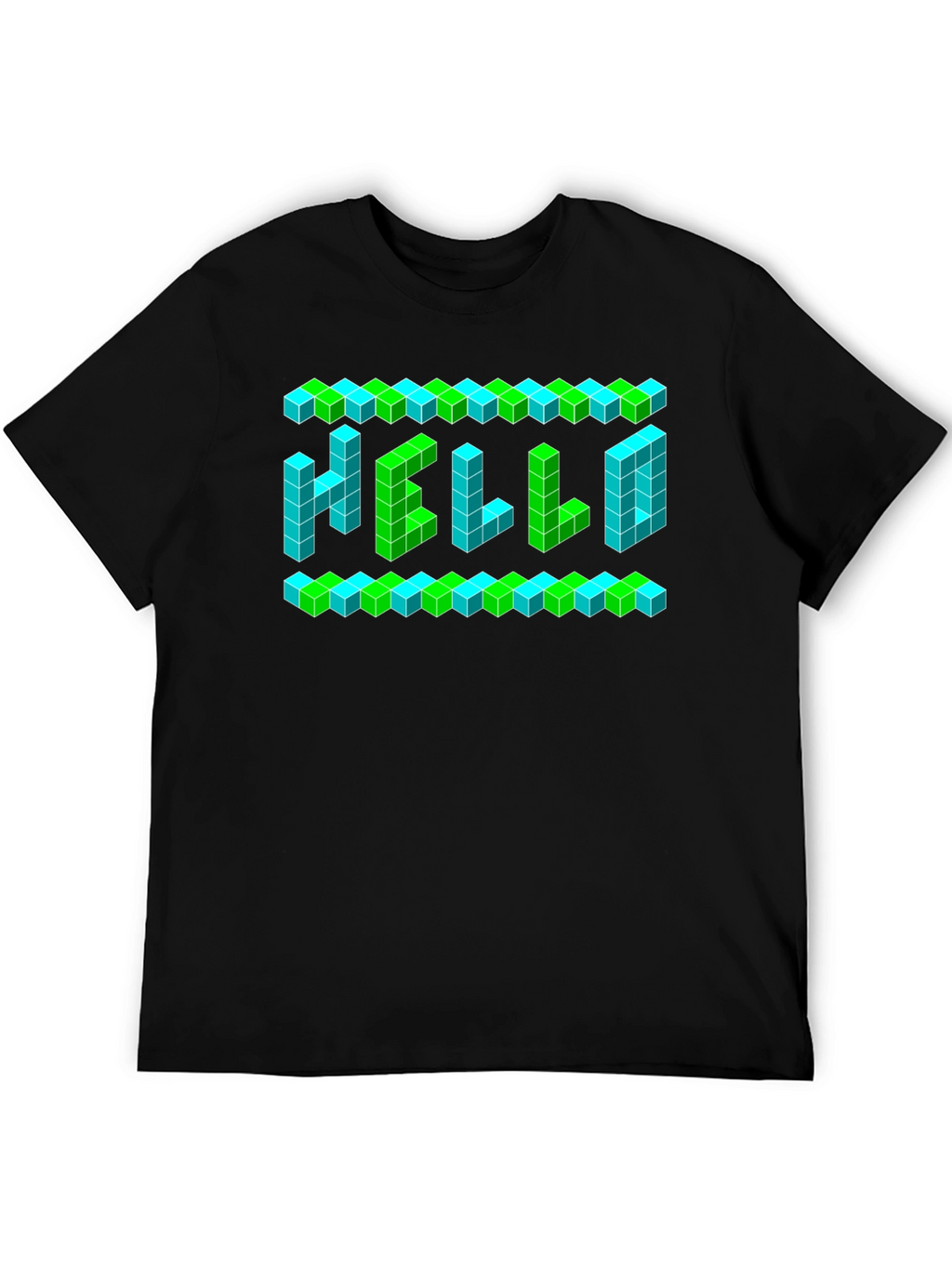Pixel Hello T-Shirt - Retro Gaming Style