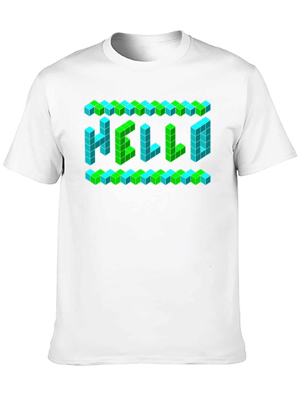 Pixel Hello T-Shirt - Retro Gaming Style