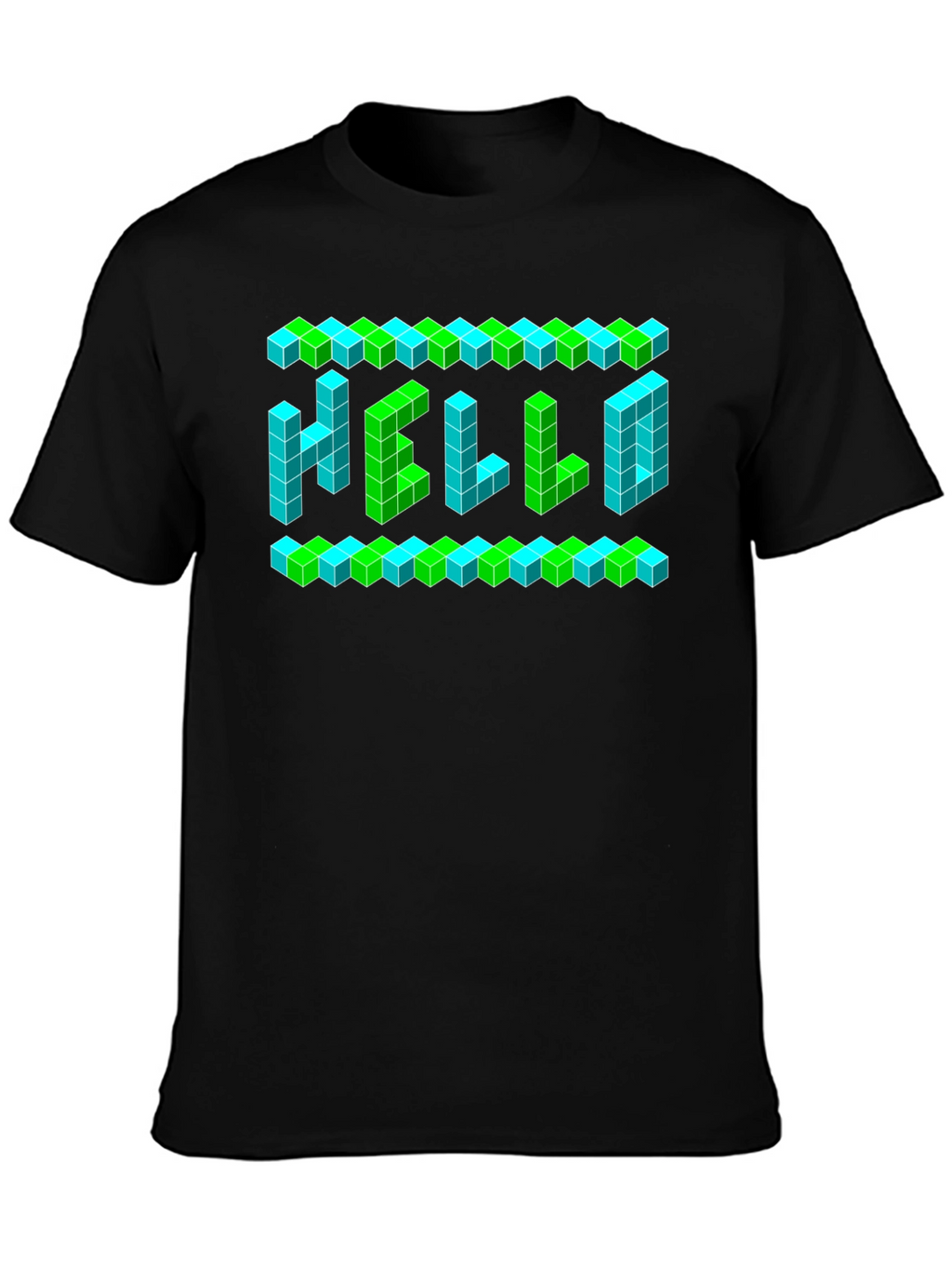 Pixel Hello T-Shirt - Retro Gaming Style