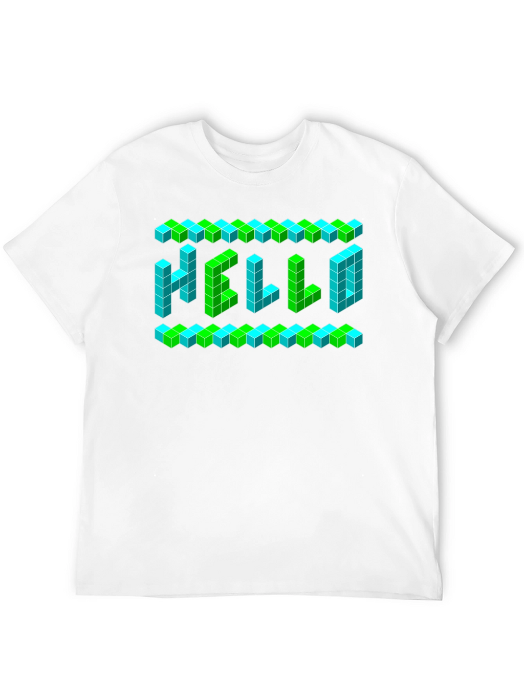 Pixel Hello T-Shirt - Retro Gaming Style
