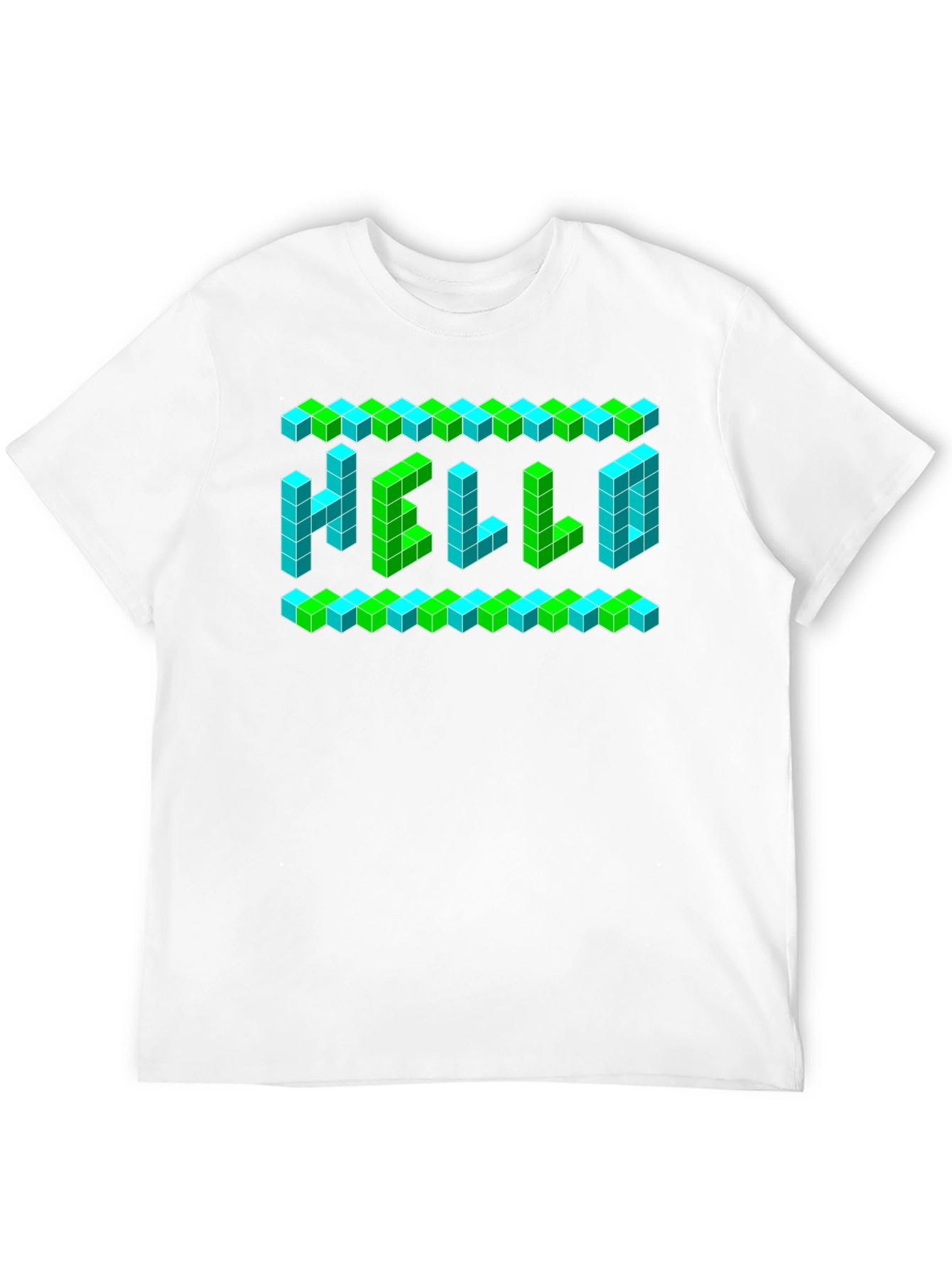 Pixel Hello T-Shirt - Retro Gaming Style