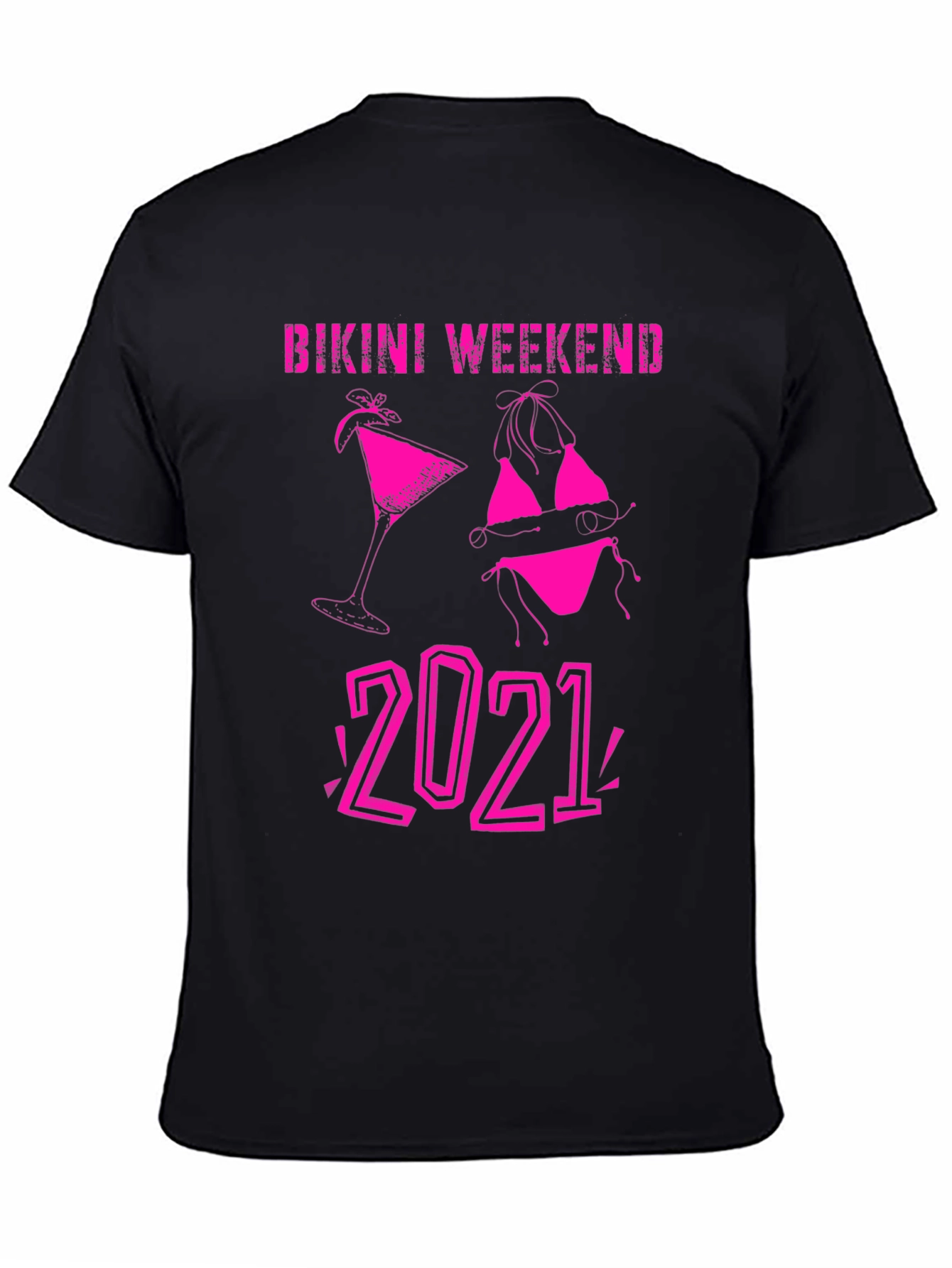 Bikini Weekend 2021 T-Shirt - Black