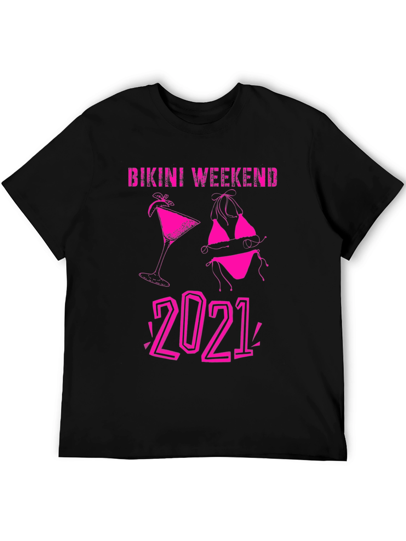 Bikini Weekend 2021 T-Shirt - Black