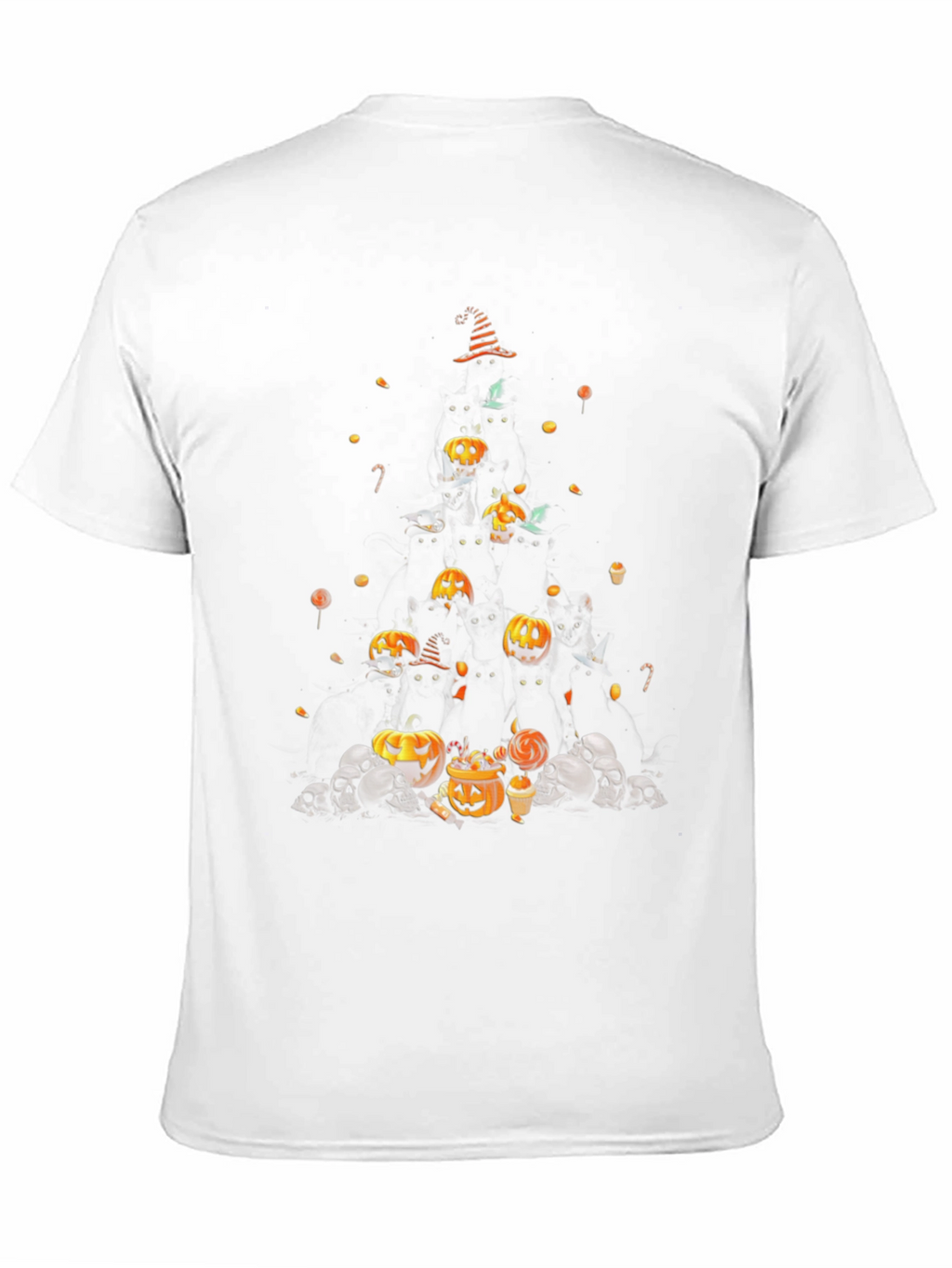 Halloween Pumpkin & Skull T-Shirt