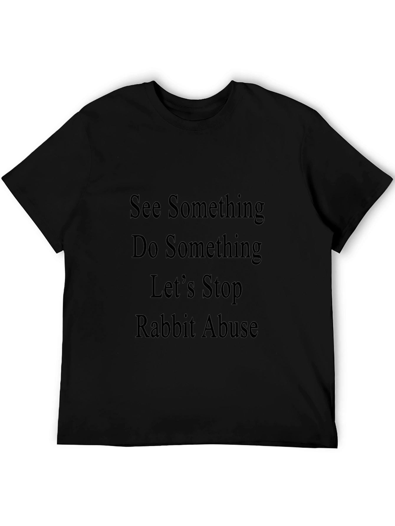 Rabbit Abuse Awareness T-Shirt