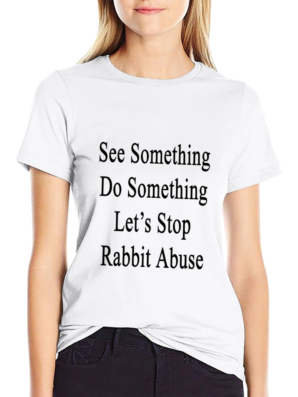Rabbit Abuse Awareness T-Shirt