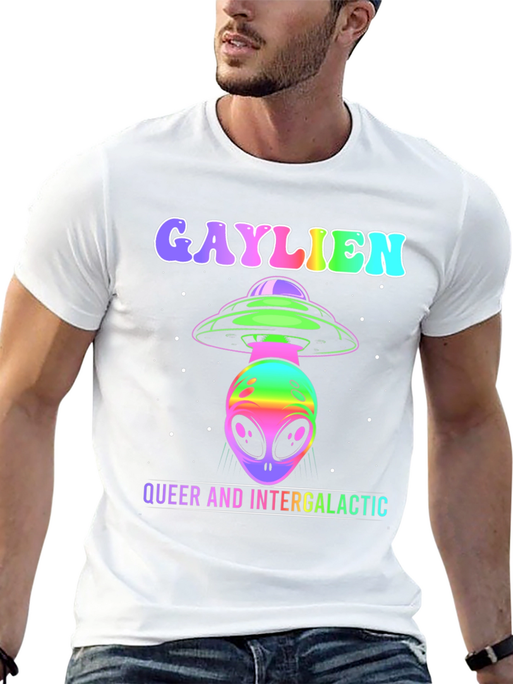 Gaylien T-Shirt - Queer and Intergalactic Design