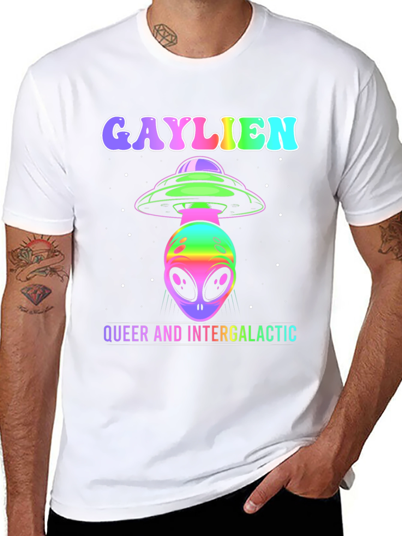 Gaylien T-Shirt - Queer and Intergalactic Design