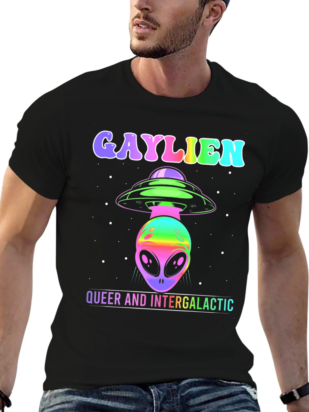 Gaylien T-Shirt - Queer and Intergalactic Design