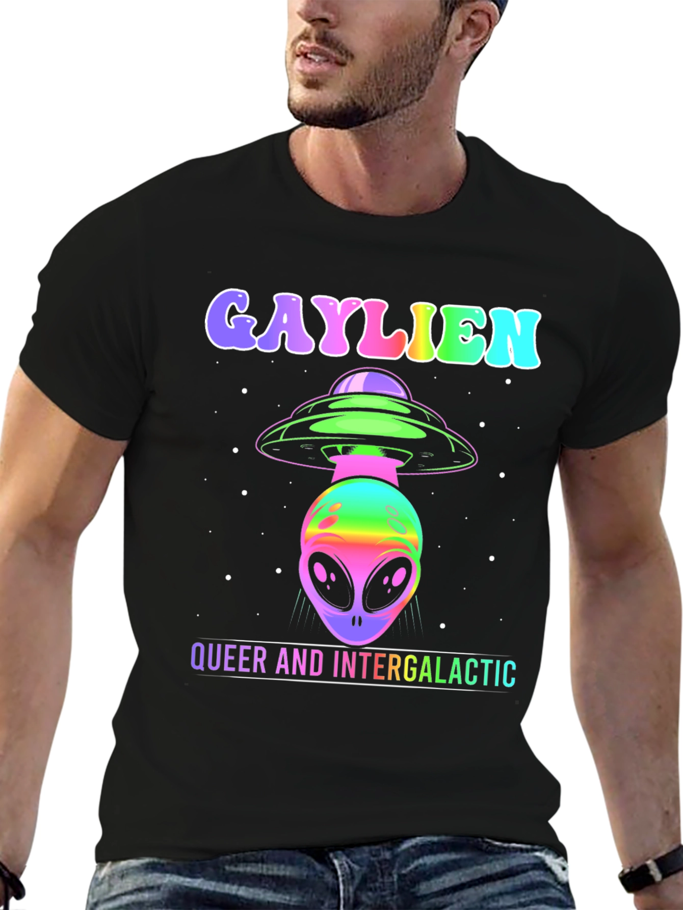 Gaylien T-Shirt - Queer and Intergalactic Design