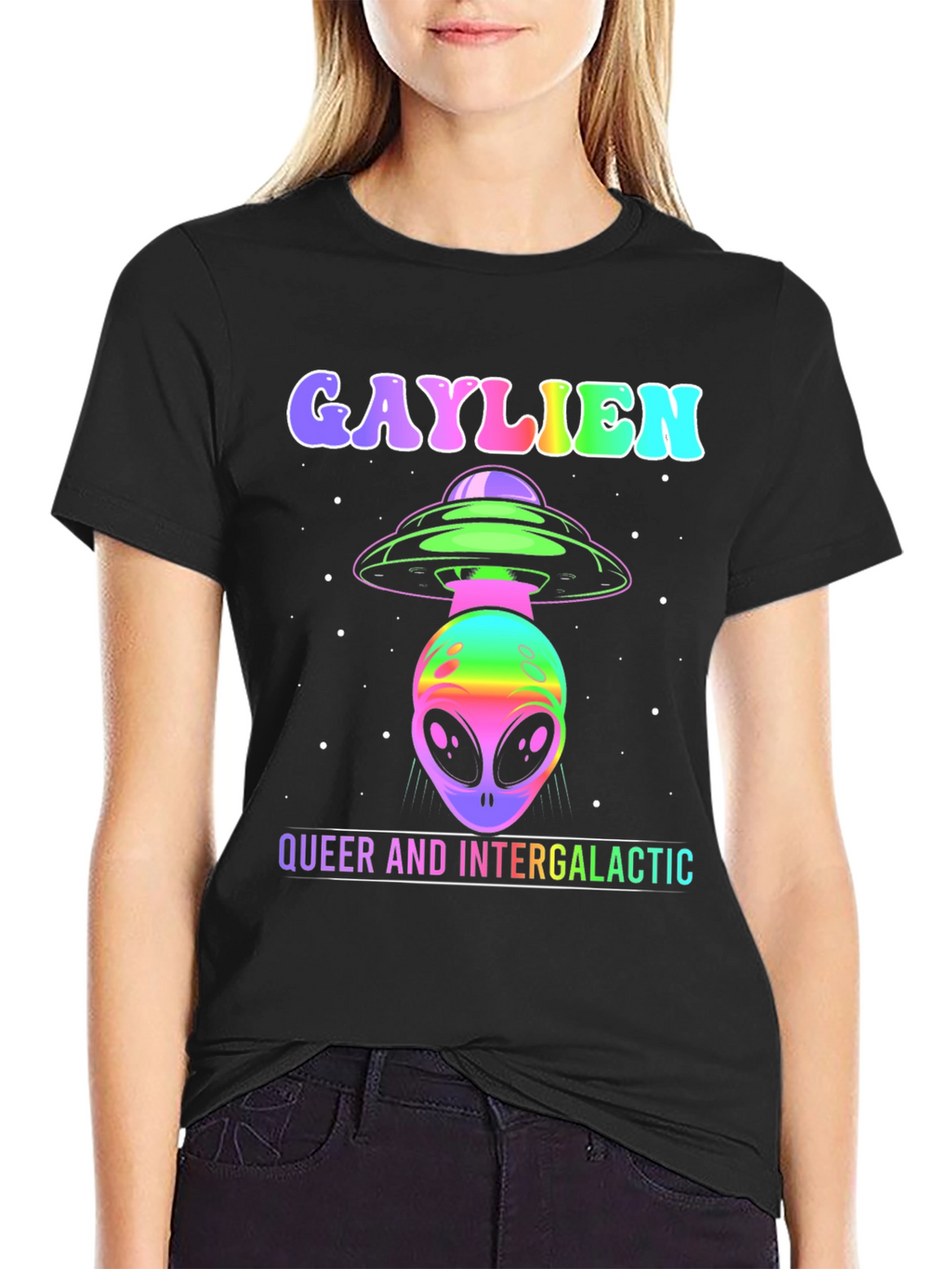Gaylien T-Shirt - Queer and Intergalactic Design