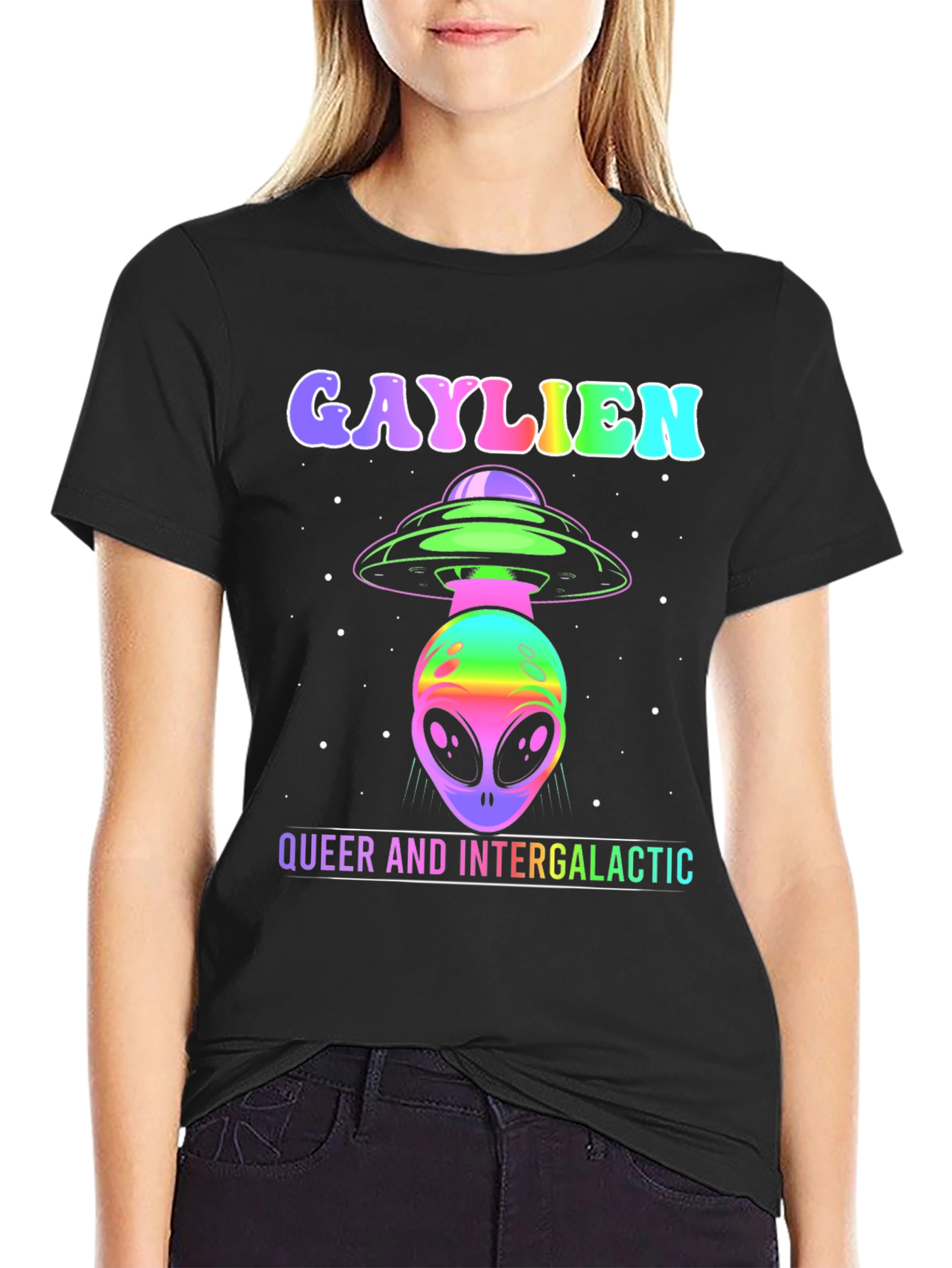 Gaylien T-Shirt - Queer and Intergalactic Design