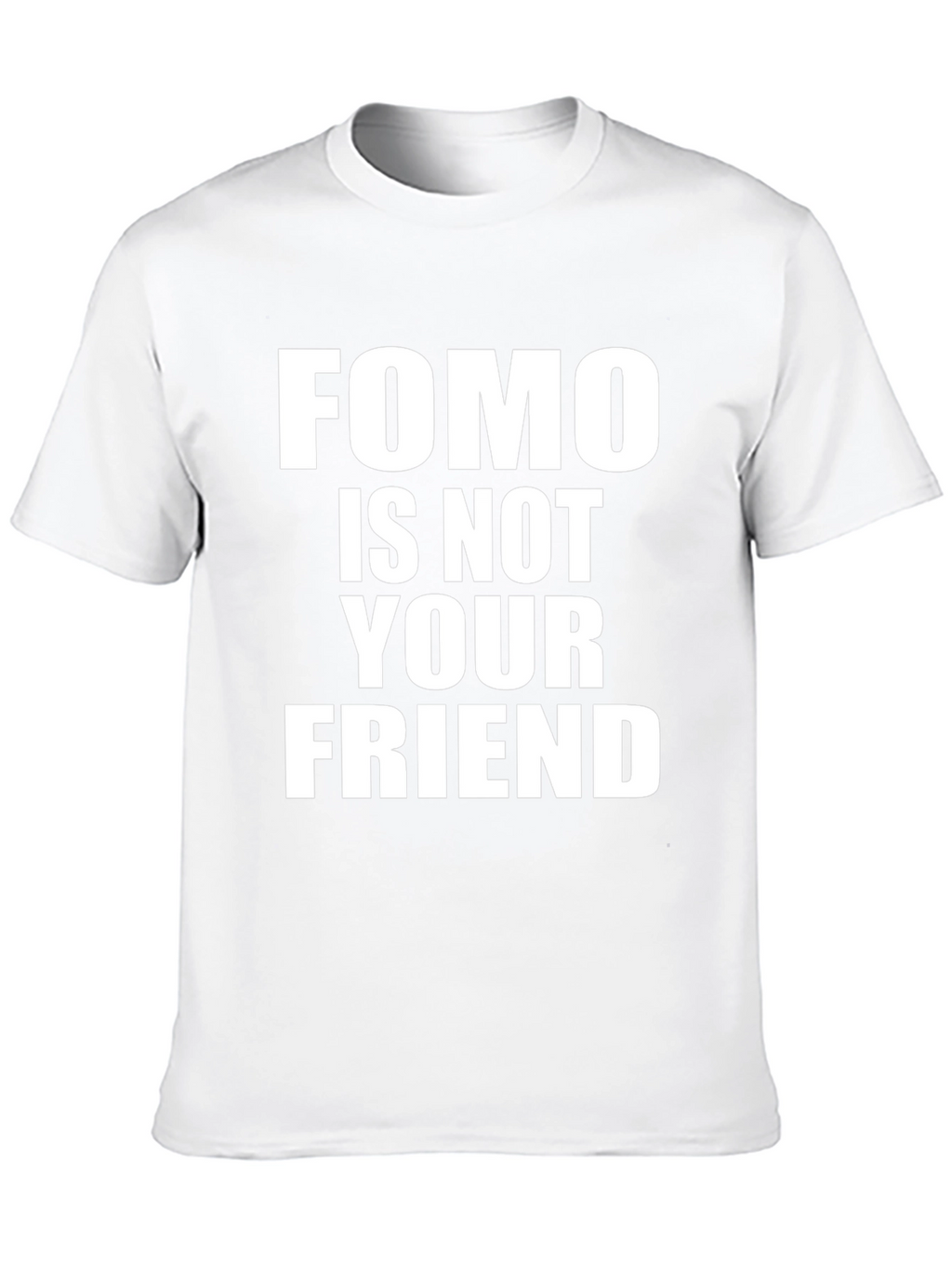 FOMO Is Not Your Friend Graphic T-Shirt - Black