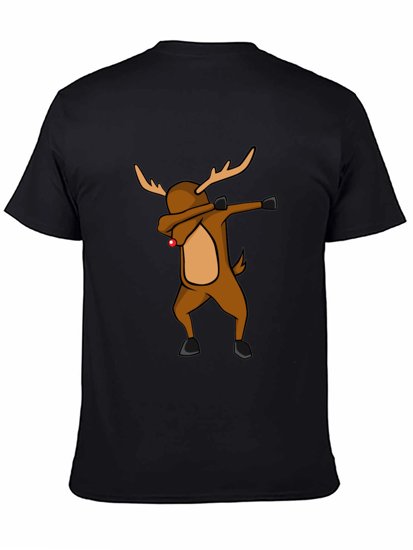 Dabbing Reindeer Christmas T-Shirt - Holiday Apparel