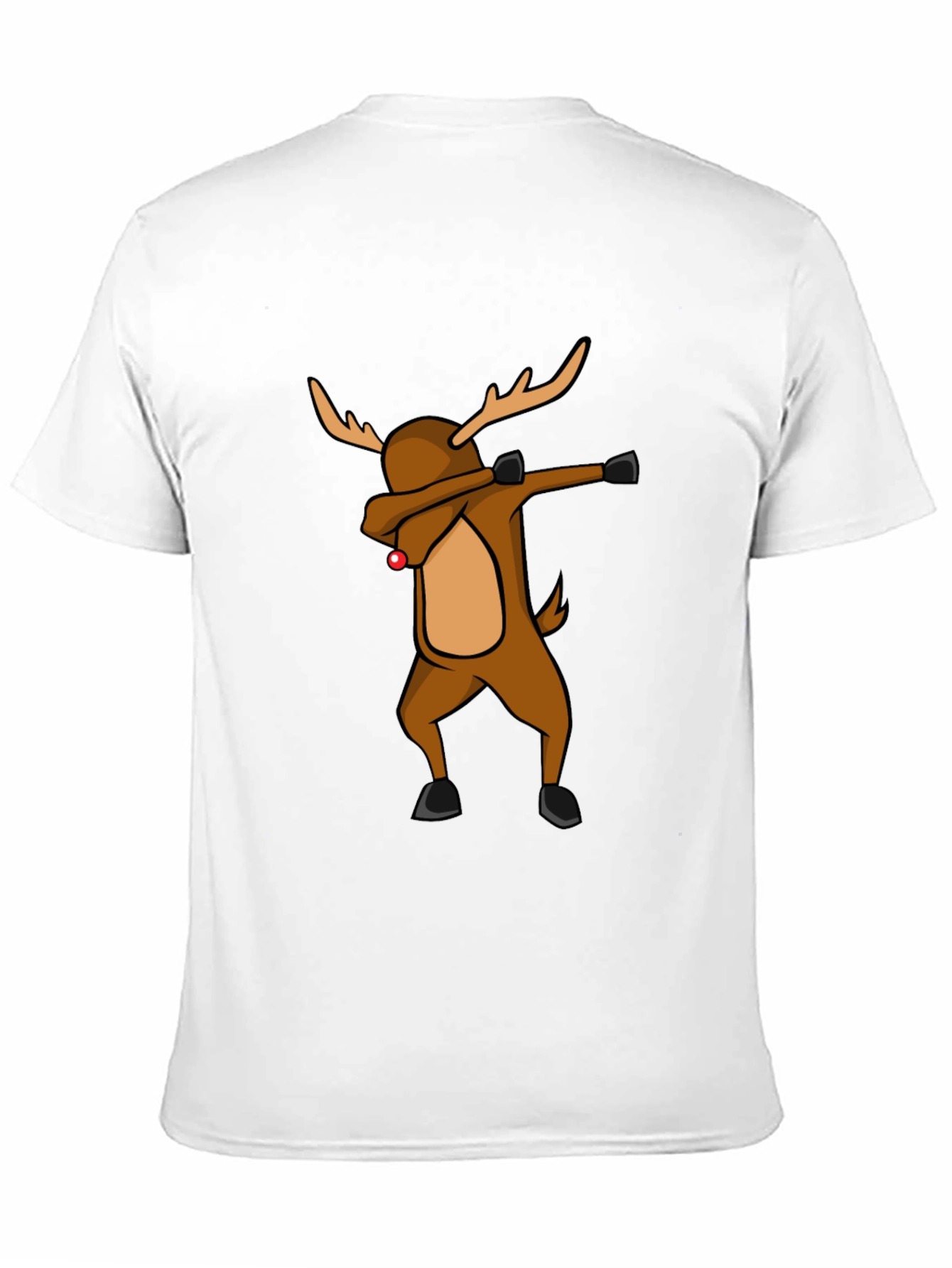 Dabbing Reindeer Christmas T-Shirt - Holiday Apparel
