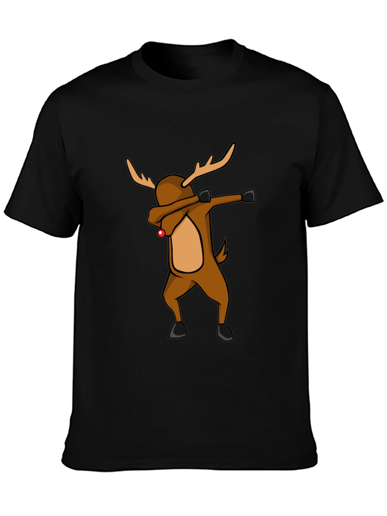 Dabbing Reindeer Christmas T-Shirt - Holiday Apparel