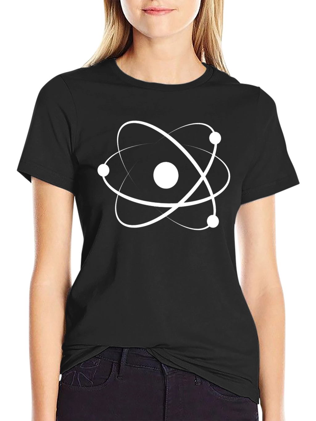 Atom Graphic Black T-Shirt