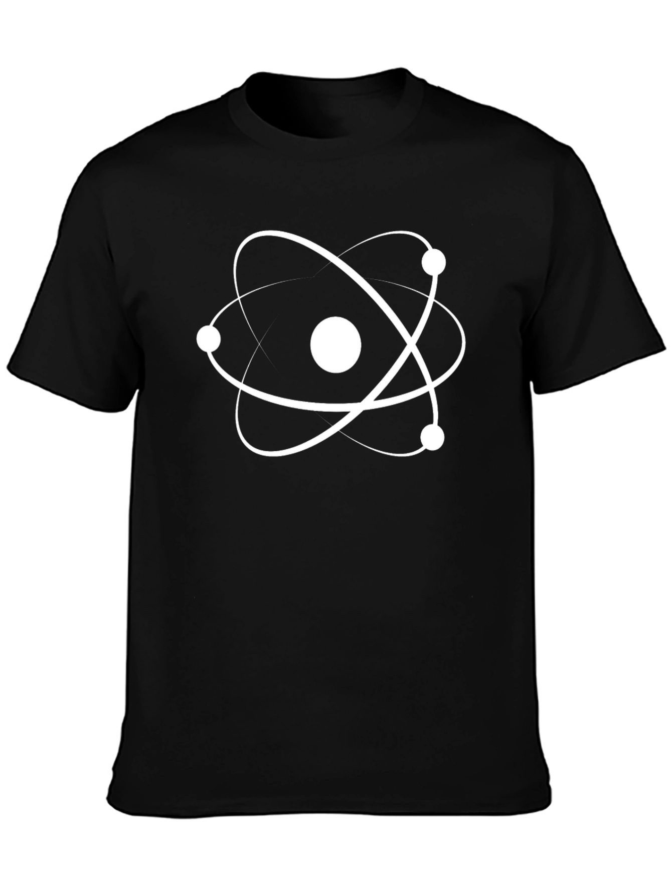 Atom Graphic Black T-Shirt