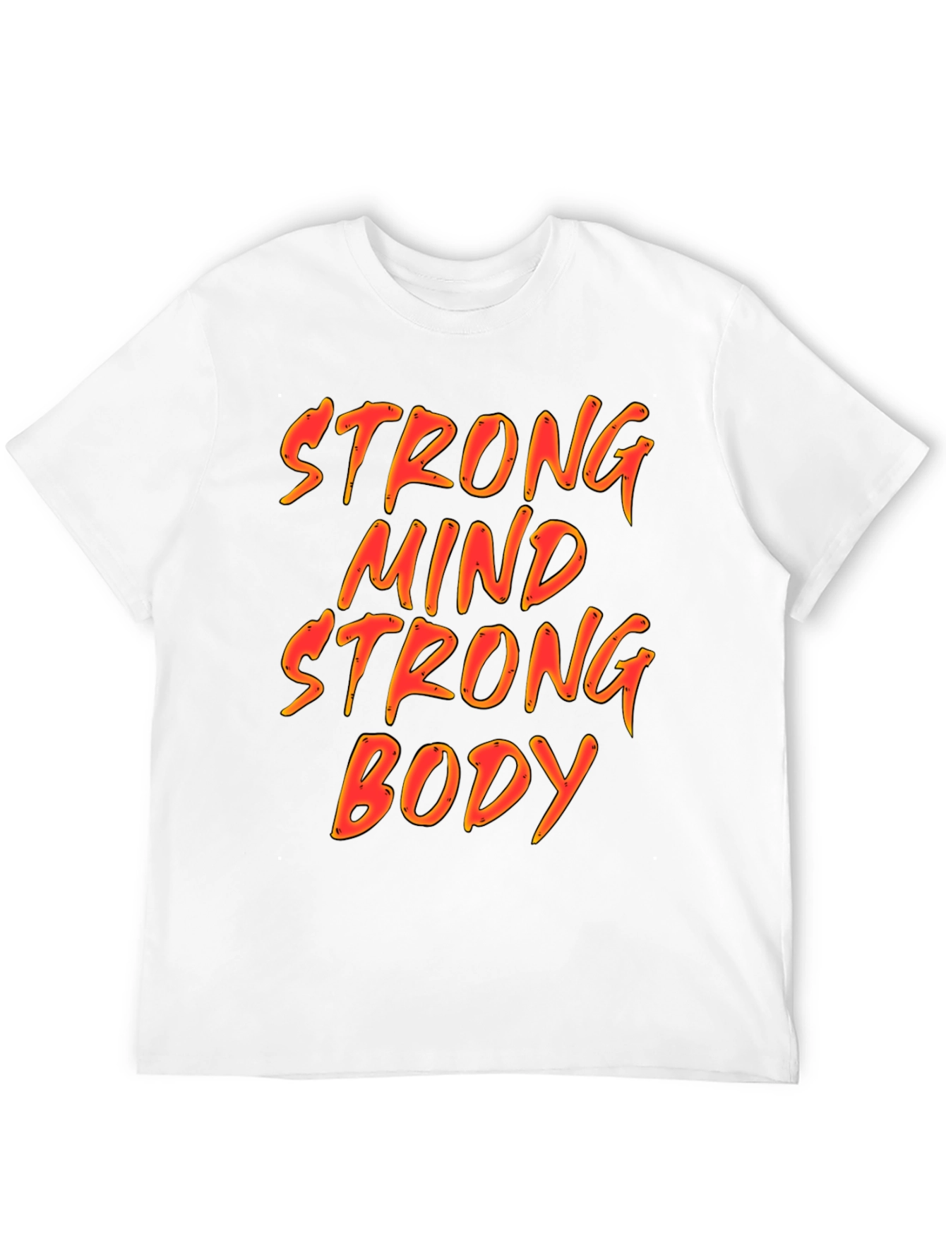Strong Mind Strong Body Graphic T-Shirt