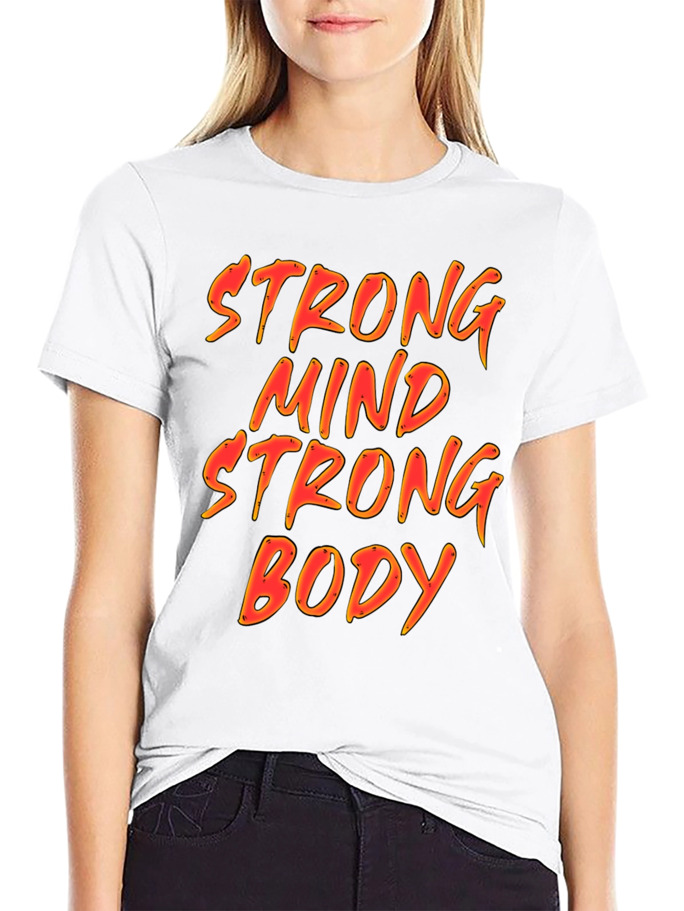 Strong Mind Strong Body Graphic T-Shirt