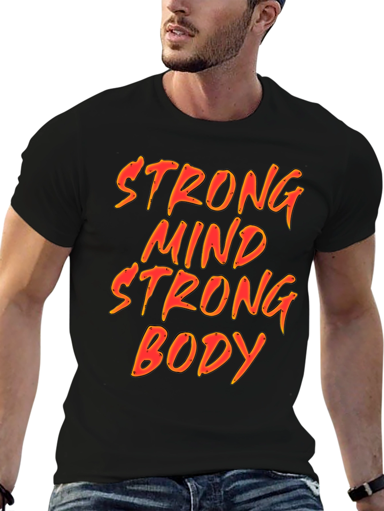 Strong Mind Strong Body Graphic T-Shirt