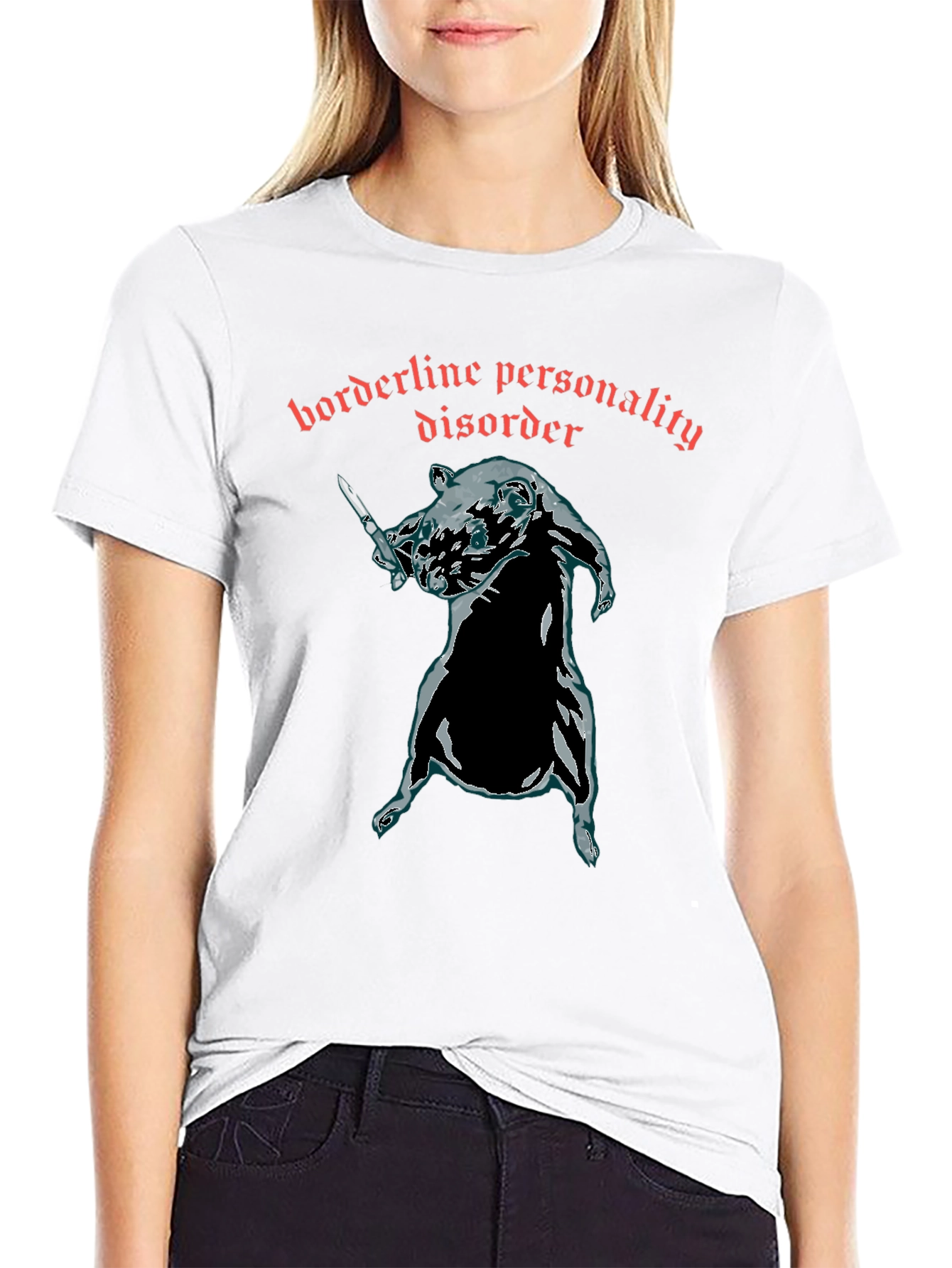 Borderline Personality Disorder Rat T-Shirt