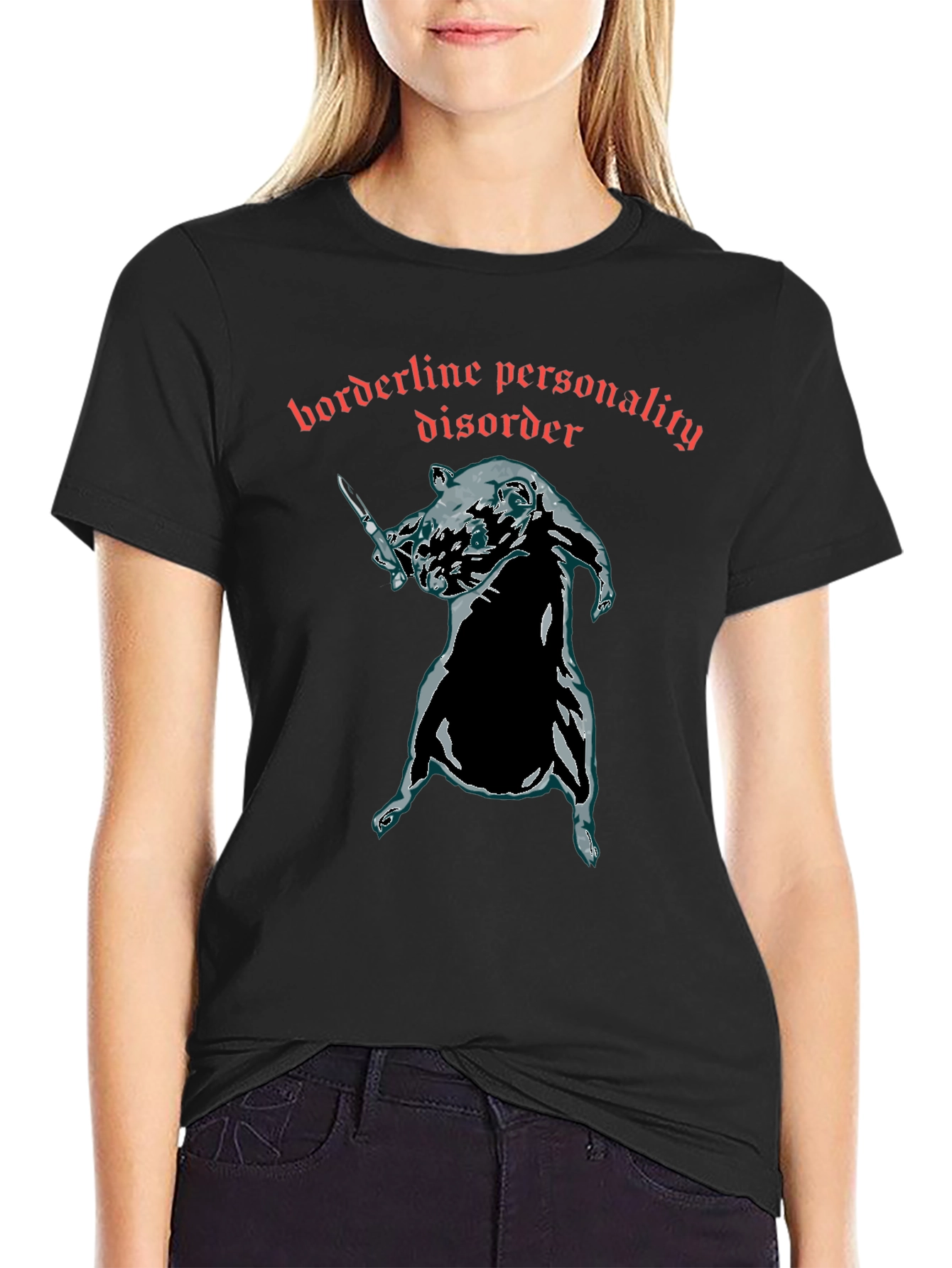Borderline Personality Disorder Rat T-Shirt