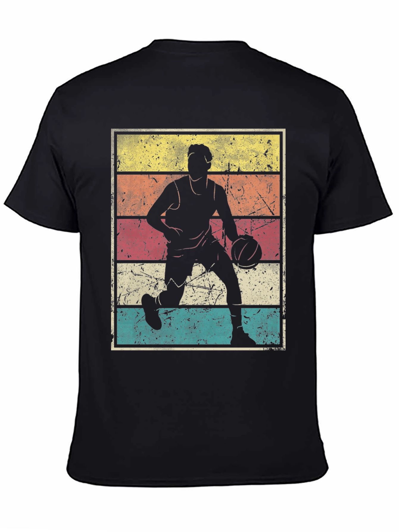 Vintage Style Basketball Player T-Shirt