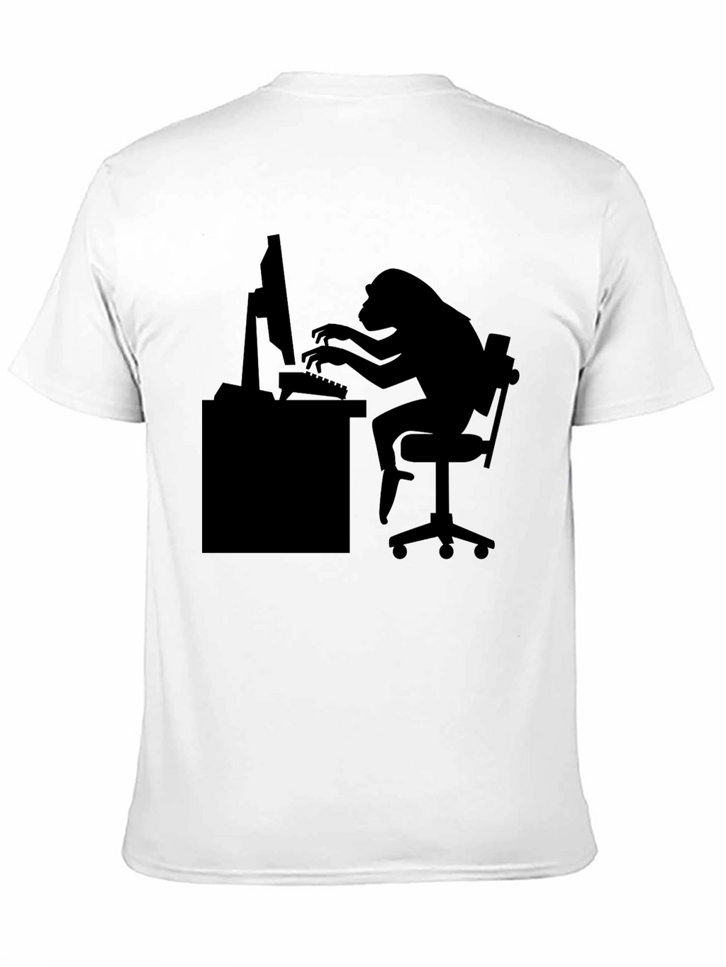 Monkey Coder T-Shirt - Black Graphic Tee