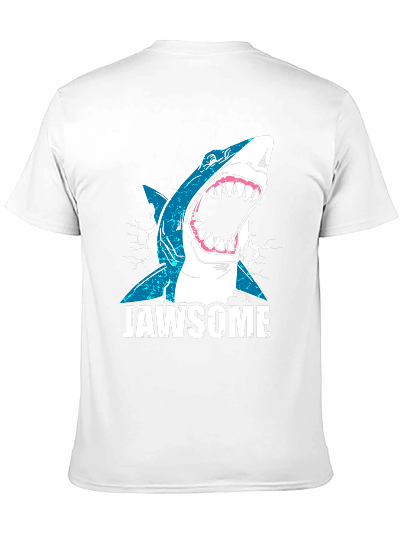 Jawsome Shark Graphic Tee - Black Cotton T-Shirt