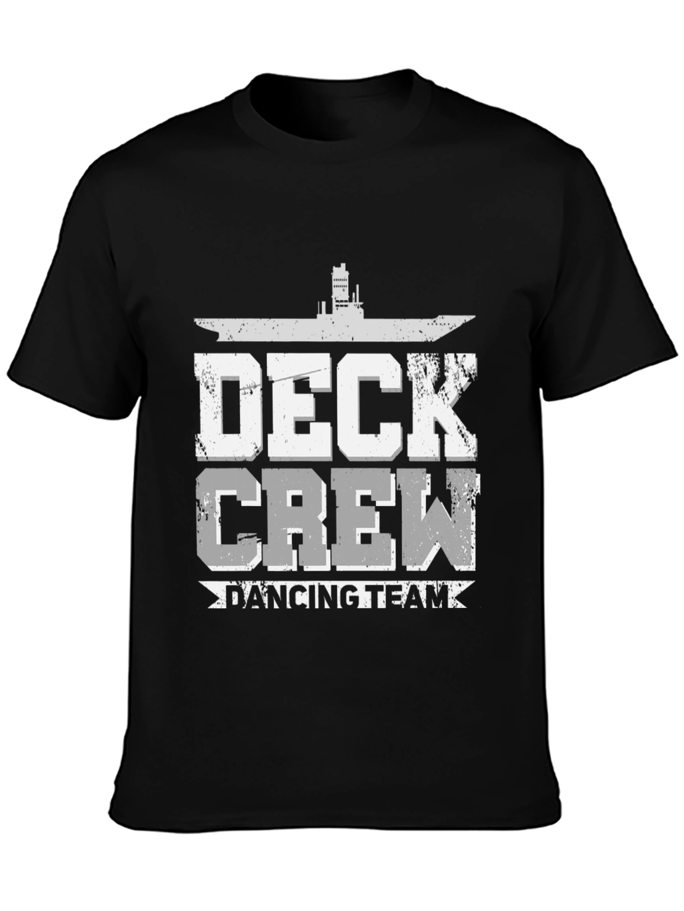 Deck Crew Dancing Team Black Graphic Tee