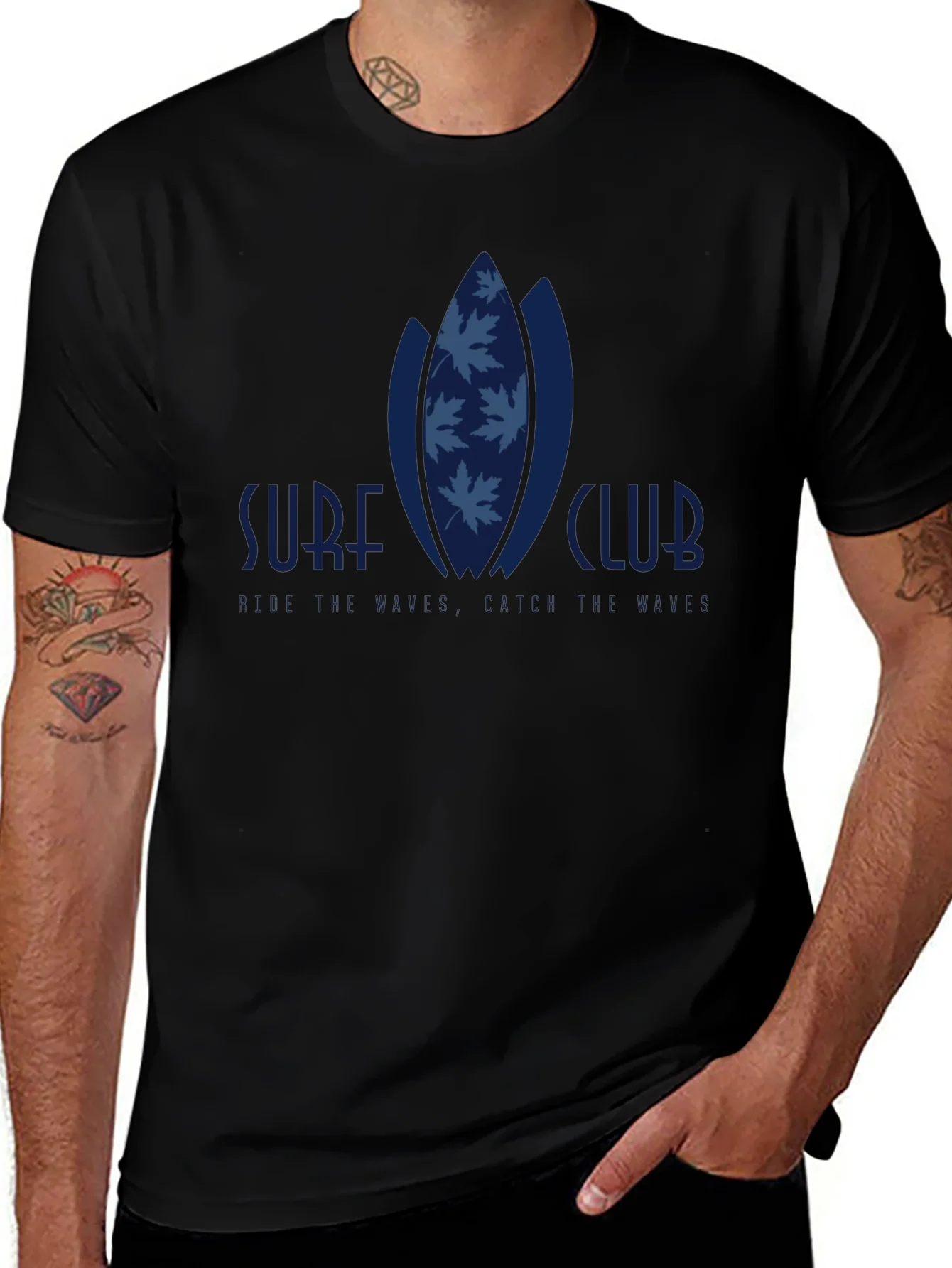 Surf Club Graphic Tee - Ride the Waves