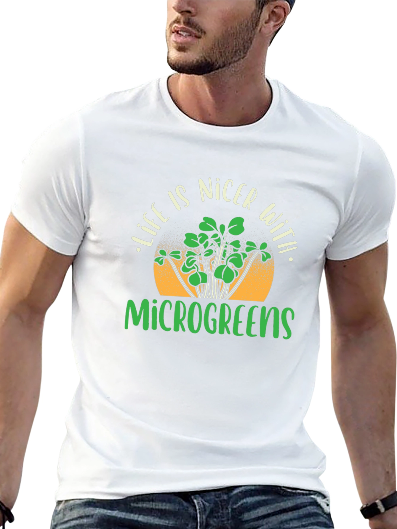 Microgreens T-Shirt - Life is Nicer With Microgreens