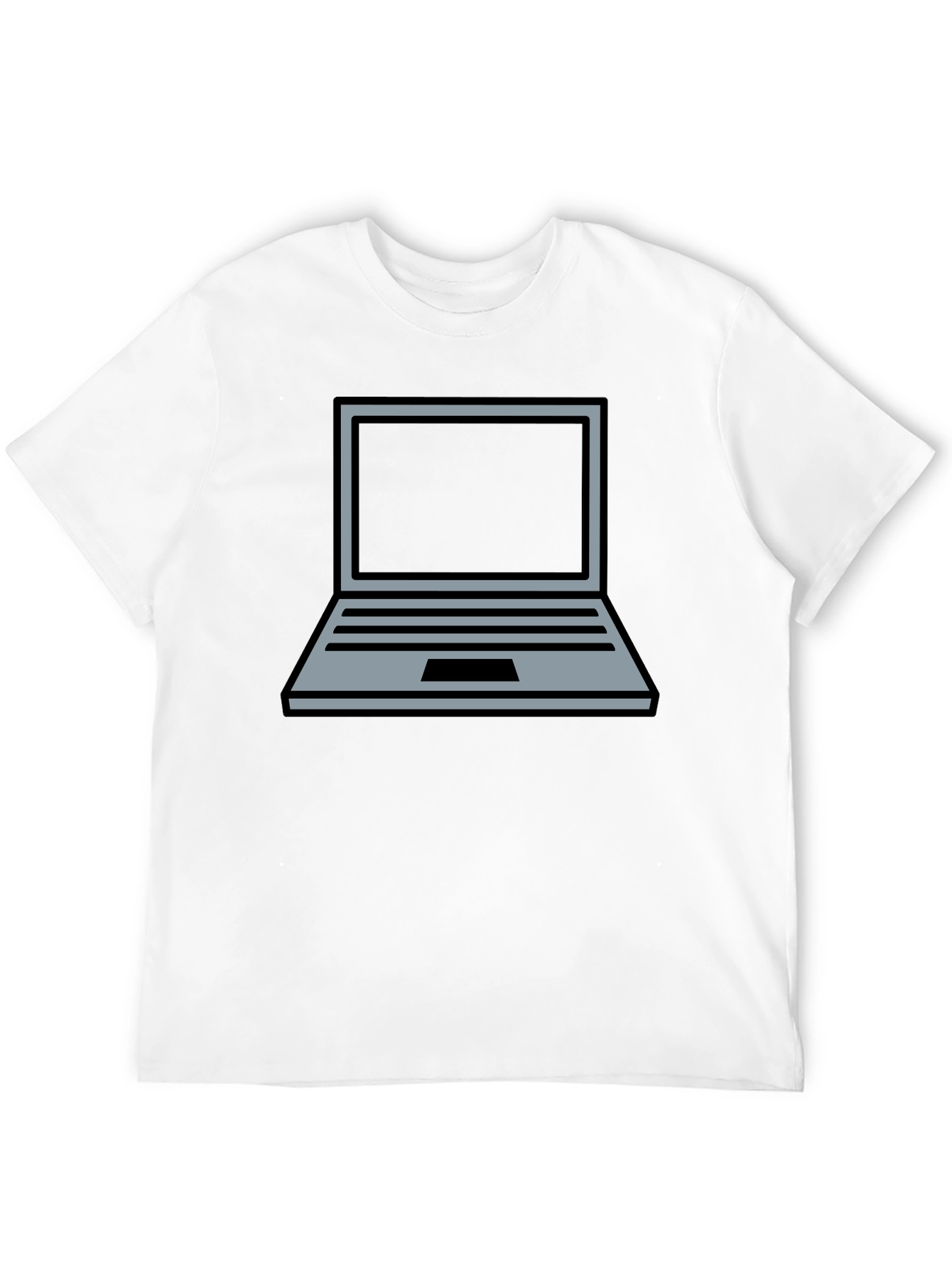 Laptop Graphic Tee - Geek Chic Comfort