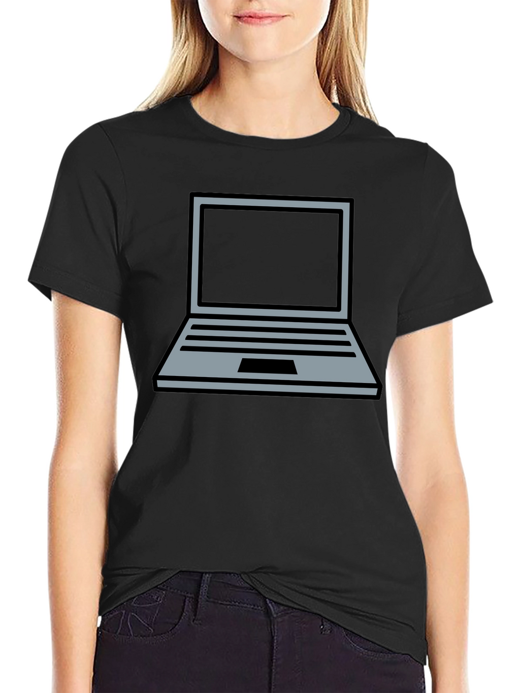 Laptop Graphic Tee - Geek Chic Comfort