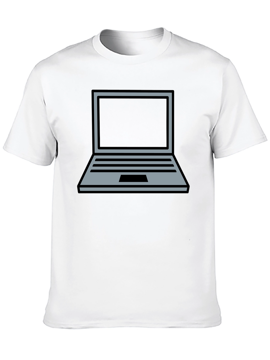 Laptop Graphic Tee - Geek Chic Comfort