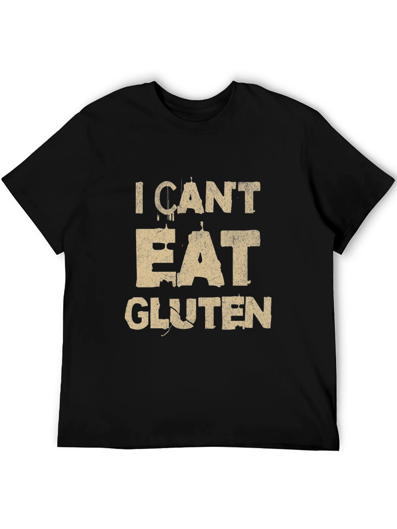 I Cant Eat Gluten T-Shirt - Funny Food Allergy Tee