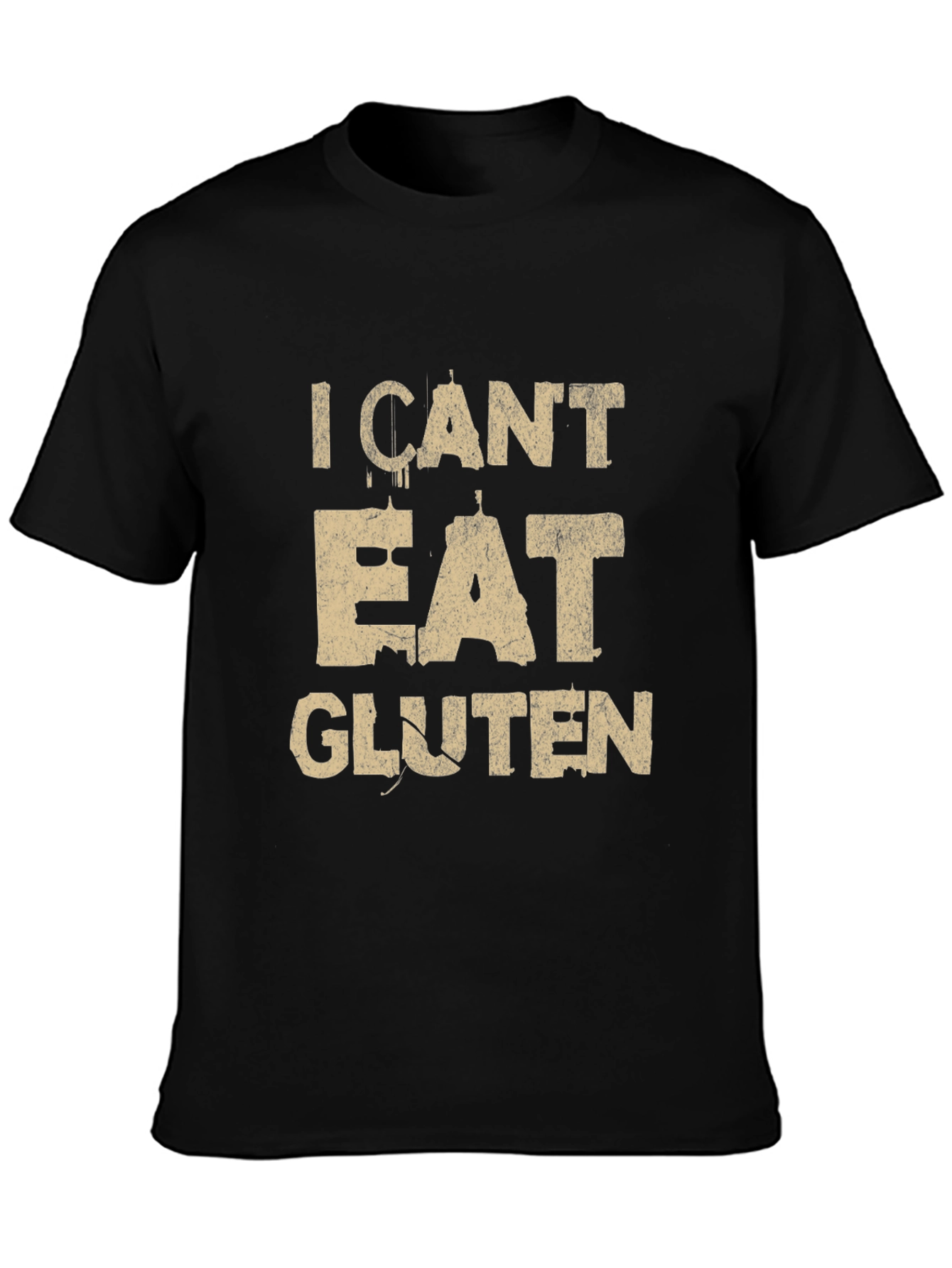 I Cant Eat Gluten T-Shirt - Funny Food Allergy Tee