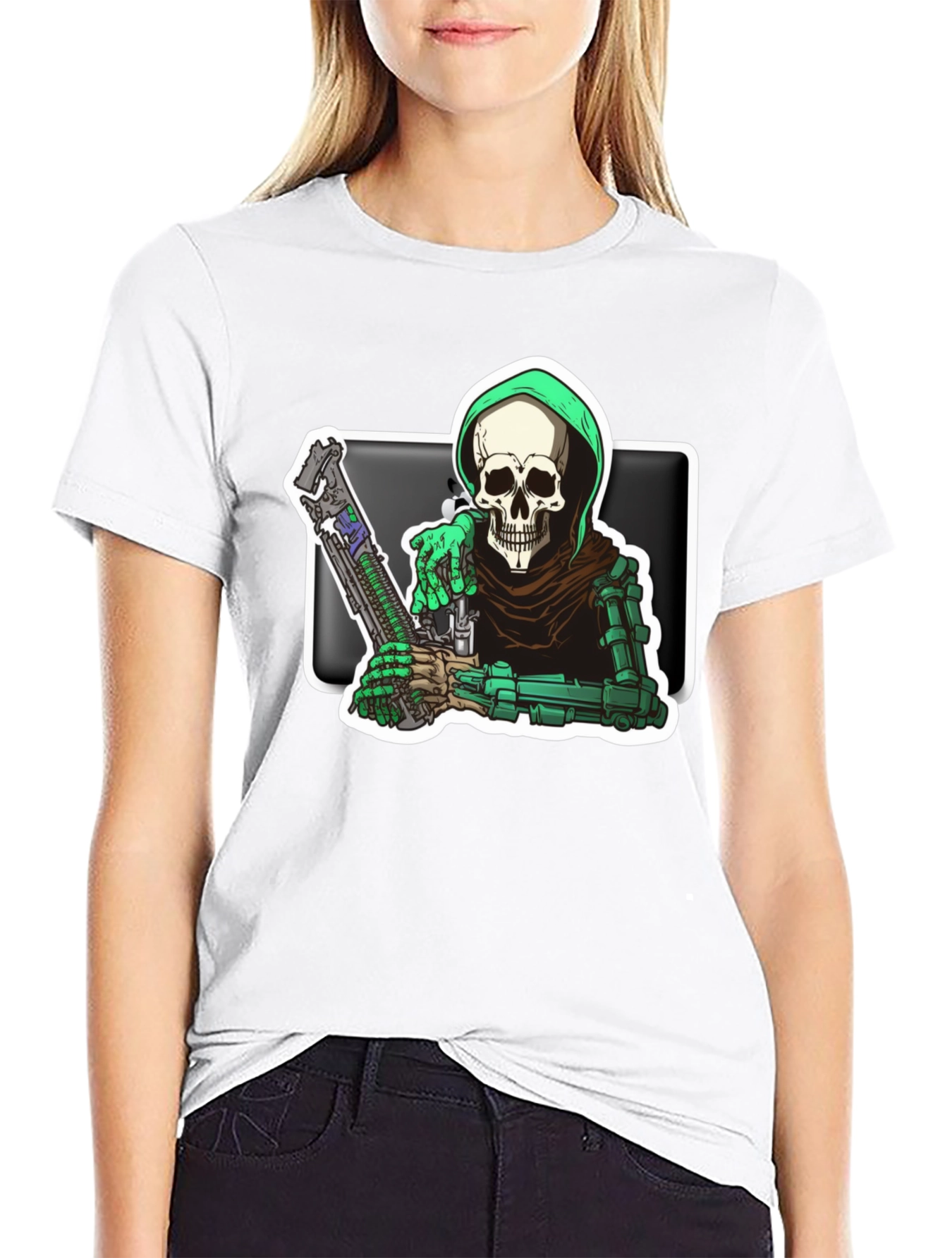 Grim Reaper Graphic Tee - Death Dealer T-Shirt