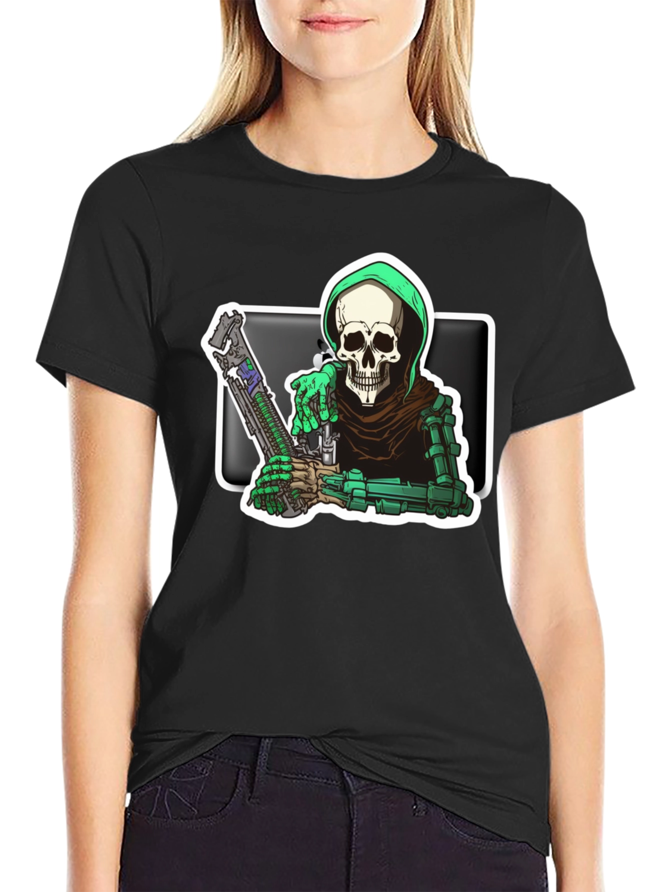 Grim Reaper Graphic Tee - Death Dealer T-Shirt